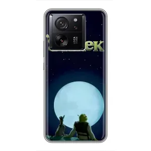 Печатный чехол с принтом Шрек для Xiaomi Redmi K90 (Шрек на луне)