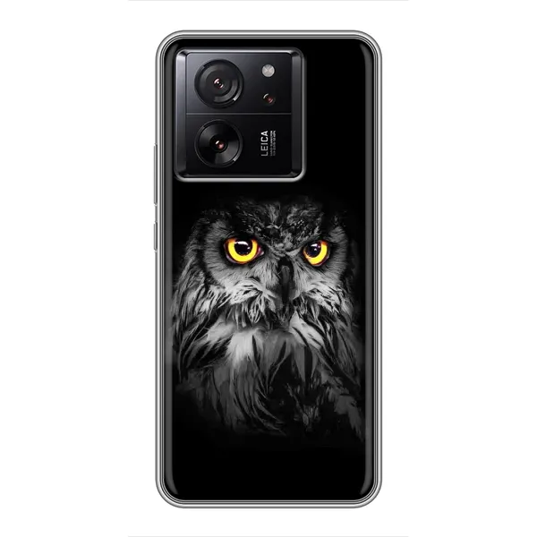 Чехол с рисунком «Сова на чёрном» для Xiaomi Redmi K90 Чехол с рисунком «Сова на чёрном» для Xiaomi Redmi K90