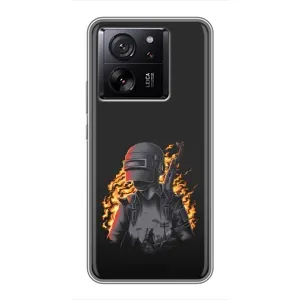 Силиконовый чехол с картинкой "Герой Pubg" на Xiaomi Redmi K90