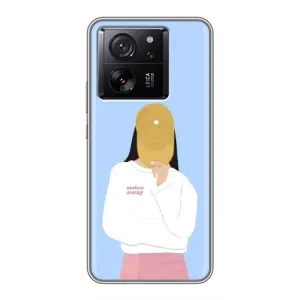 Силіконовый Чохол на Xiaomi Redmi K90 з картинкой Модных девушек (Жовта кепка)