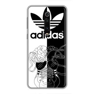 Чехол в стиле "Адидас" для Сяоми Ми 9Т Про (Adidas шнурки)