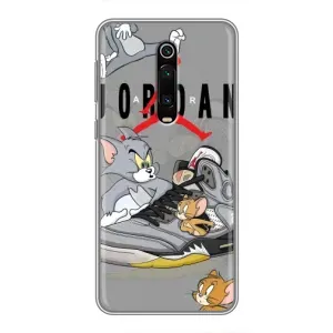 Силиконовый Чехол Nike Air Jordan на Сяоми Ми 9Т Про (Air Jordan)