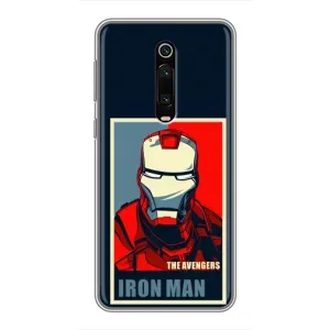 Чехол Супергерой Железный человек на Xiaomi Mi 9T Pro (Art Iron man)