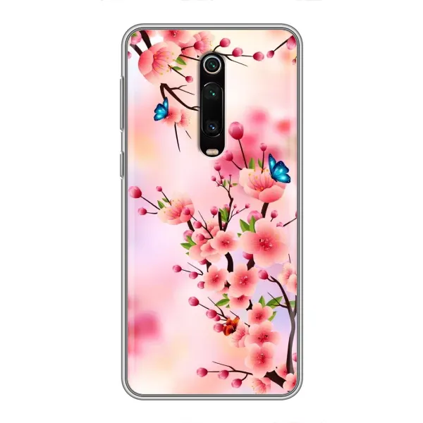 Чехол с рисунком «Бабочки на сакуре» для Xiaomi Mi 9T Pro Чехол с рисунком «Бабочки на сакуре» для Xiaomi Mi 9T Pro