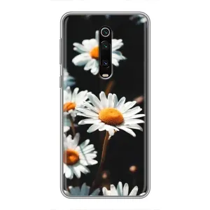 Чехол с ромашками на Xiaomi Mi 9T Pro (Белые ромашки)