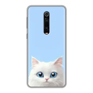 Чехол на тематику: Коты для Xiaomi Mi 9T Pro (Белый кот)