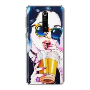 Чохол з картинкою Модні Дівчата Xiaomi Mi 9T Pro (Дівчина з коктейлем)