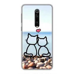 Силіконові Чохли Коханій людині для Xiaomi Mi 9T Pro (Котейки)