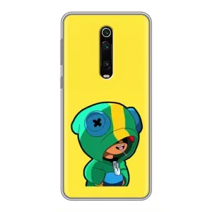 Чехол Бравл Старс для Xiaomi Mi 9T Pro (Леон (LEON))