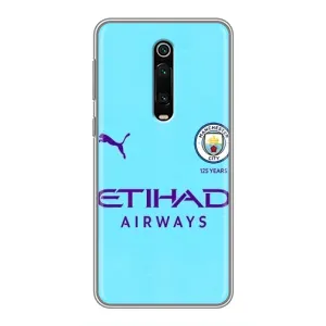 Силиконовые Чехлы принт Футбол на Xiaomi Mi 9T Pro (Man City)