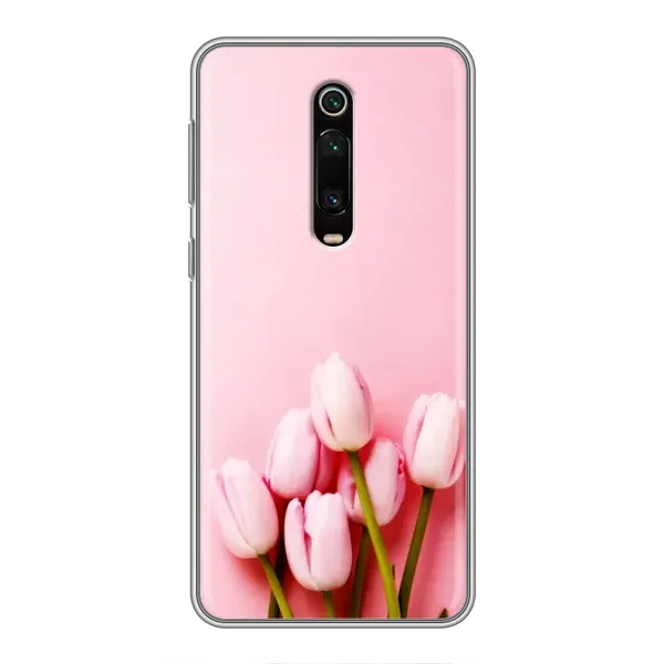 Чехол с рисунком «Розовые тюльпаны» для Xiaomi Mi 9T Pro Чехол с рисунком «Розовые тюльпаны» для Xiaomi Mi 9T Pro
