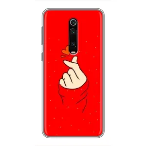 Чохол (Знак сердечка) для Xiaomi Mi 9T Pro (Сердечко на червоному)