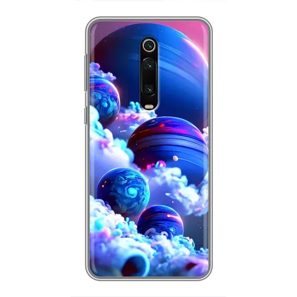 Чехол с рисунком «Синие планеты» для Xiaomi Mi 9T Pro Чехол с рисунком «Синие планеты» для Xiaomi Mi 9T Pro