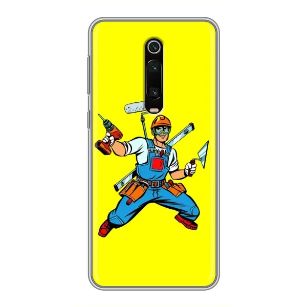 Чехол с рисунком «Строитель» для Xiaomi Mi 9T Pro Чехол с рисунком «Строитель» для Xiaomi Mi 9T Pro