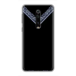 Силиконовый Чехол на Xiaomi Mi 9T Pro (Воротник вышиванки)