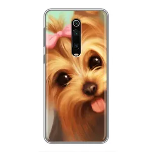 Чехол (ТПУ) Милые собачки для Xiaomi Mi 9T Pro (Йоршенский терьер)