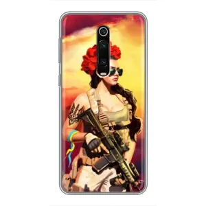 ЗСУ Чехлы (TPU) для Xiaomi Mi 9T Pro (Женщина солдат)