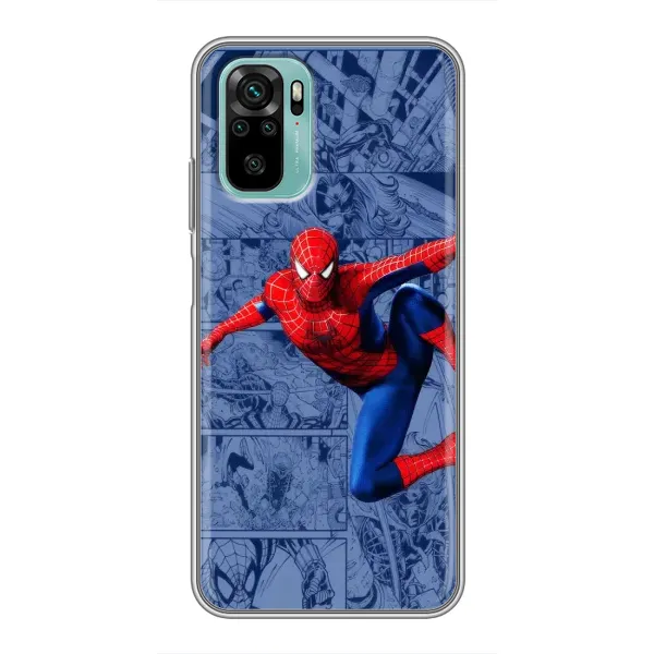 Чехол с рисунком «Человек Паук» для Xiaomi Redmi Note 10 5G