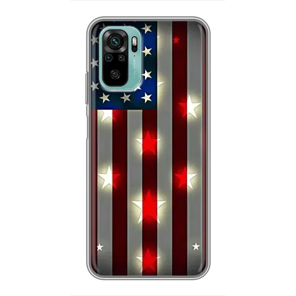 Чехол с рисунком «Флаг США 2» для Xiaomi Redmi Note 10 5G Чехол с рисунком «Флаг США 2» для Xiaomi Redmi Note 10 5G