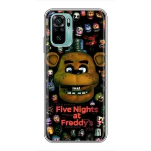 Чехлы Пять ночей с Фредди для Редми Нот 10 (5G) (Freddy)