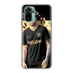 Силіконовий Чохол для Xiaomi Redmi Note 10 5G (Gold Neymar)