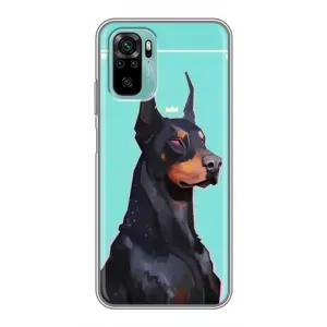 Чехол ДОБЕРМАН для Xiaomi Redmi Note 10 5G (Король доберман)