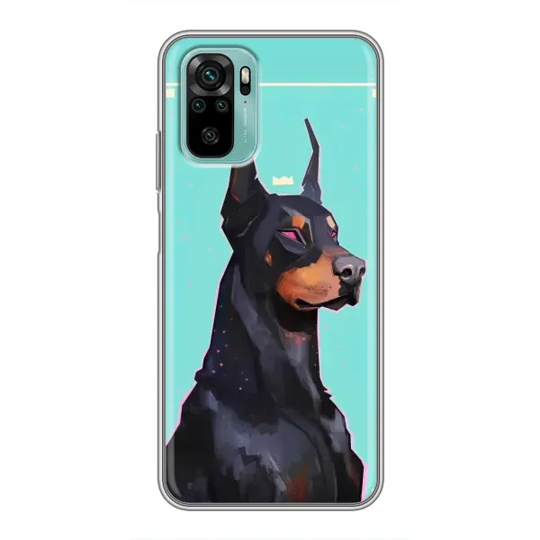 Чехол с рисунком «Король доберман» для Xiaomi Redmi Note 10 5G Чехол с рисунком «Король доберман» для Xiaomi Redmi Note 10 5G