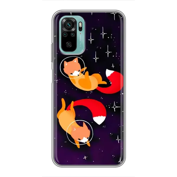 Чехол с рисунком «Лисы» для Xiaomi Redmi Note 10 5G Чехол с рисунком «Лисы» для Xiaomi Redmi Note 10 5G