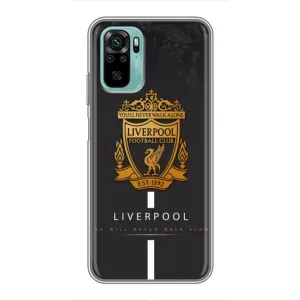 Силиконовые Чехлы принт Футбол на Xiaomi Redmi Note 10 5G (Liverpool)