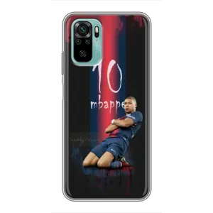 Чохол (TPU) з Футболістом на Xiaomi Redmi Note 10 5G (MBAPPE 10)