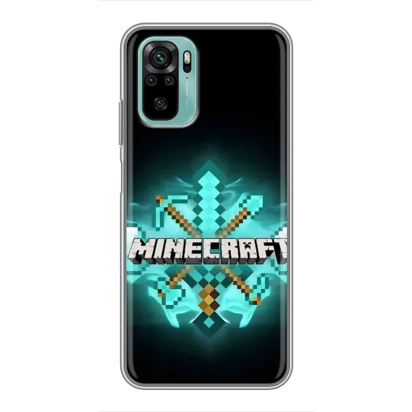Чехол с рисунком «MineCraft 2» для Xiaomi Redmi Note 10 5G