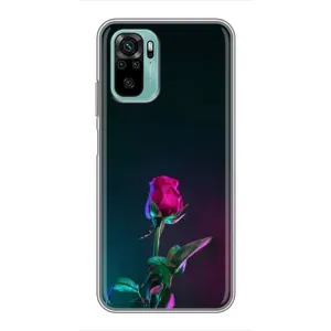 Чохли з принтом Троянд для Xiaomi Redmi Note 10 5G (Нічна троянда)