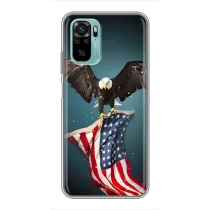 Чохол Прапор USA для Xiaomi Redmi Note 10 5G (Орел і прапор)