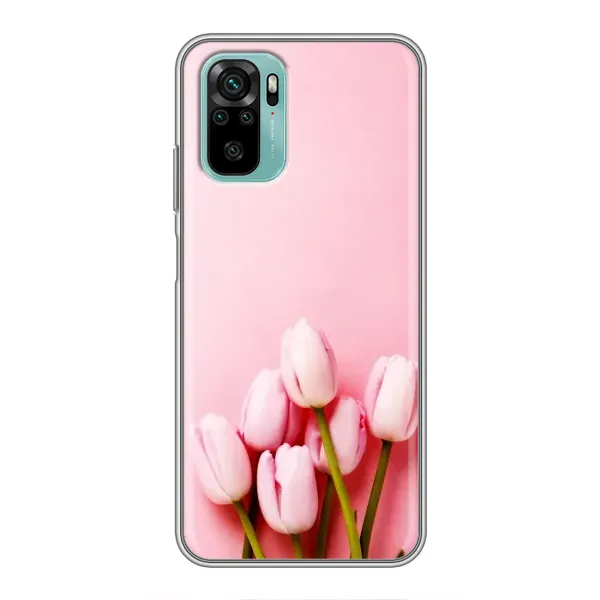 Чехол с рисунком «Розовые тюльпаны» для Xiaomi Redmi Note 10 5G Чехол с рисунком «Розовые тюльпаны» для Xiaomi Redmi Note 10 5G