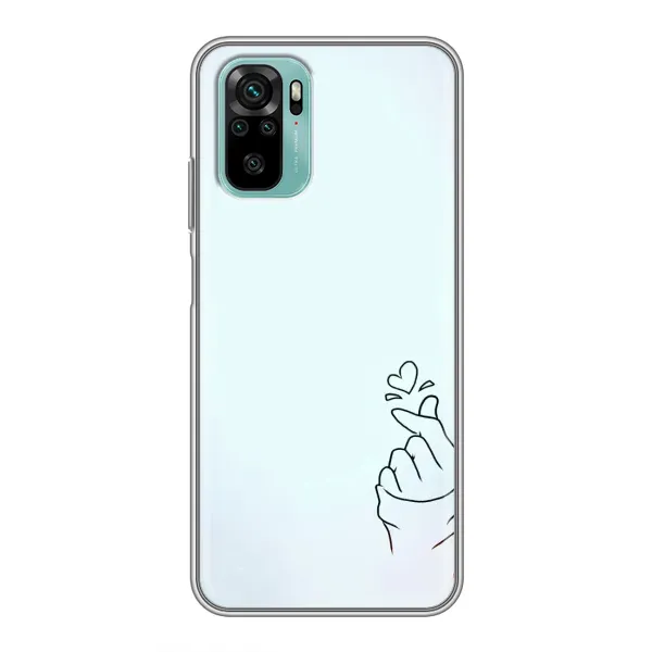Чехол с рисунком «Сердце на голубом» для Xiaomi Redmi Note 10 5G Чехол с рисунком «Сердце на голубом» для Xiaomi Redmi Note 10 5G