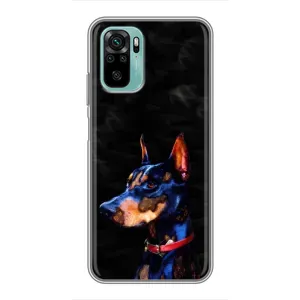 Бампер для Xiaomi Redmi Note 10 5G с картинкой "Песики" (Собака Мопс)