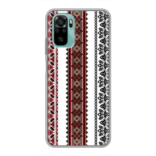 Чехол с рисунком «Вышиваночки» для Xiaomi Redmi Note 10 5G