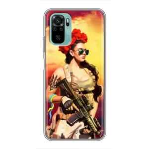 ЗСУ Чехлы (TPU) для Xiaomi Redmi Note 10 5G (Женщина солдат)