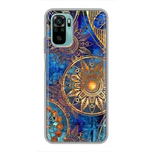 Чехлы со смыслом для Xiaomi Redmi Note 10 5G (Золотые узоры)