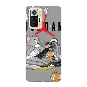 Силиконовый Чехол Nike Air Jordan на Редми Нот 10 Про (Air Jordan)