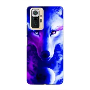Чехол с Волком на Xiaomi Redmi Note 10 Pro (Арт-Волк)