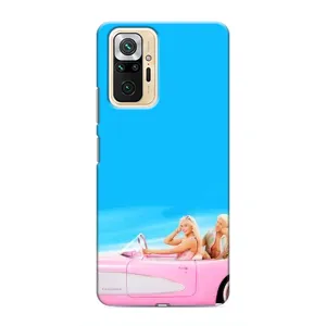 Силиконовый Чехол Барби Фильм на Xiaomi Redmi Note 10 Pro (Барби и Кен)