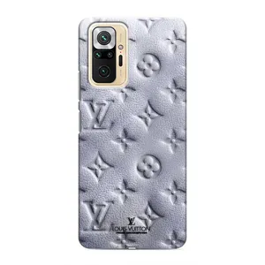 Текстурний Чохол Louis Vuitton для Редмі Нот 10 Про (Білий ЛВ)