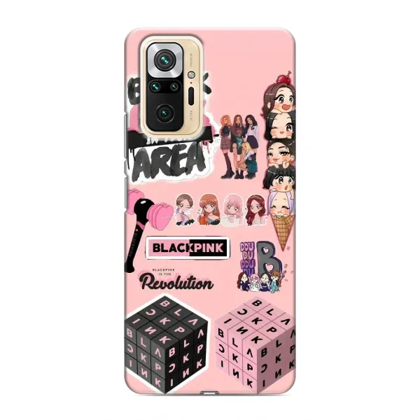 Чехол с рисунком «BLACK PINK коллаж» для Xiaomi Redmi Note 10 Pro Чехол с рисунком «BLACK PINK коллаж» для Xiaomi Redmi Note 10 Pro