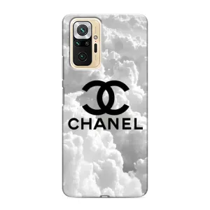 Чехол с Брендами одежды на Редми Нот 10 Про (CHANEL)