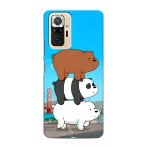 Чехлы с Пандами на Xiaomi Redmi Note 10 Pro (Друзья)