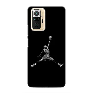 Силіконовый Чохол Nike Air Jordan на Редмі Нот 10 Про (Джордан)