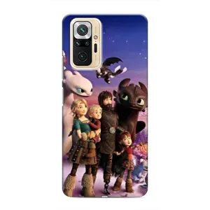 Чехол дракон Беззубик для Xiaomi Redmi Note 10 Pro (Герои дракона)