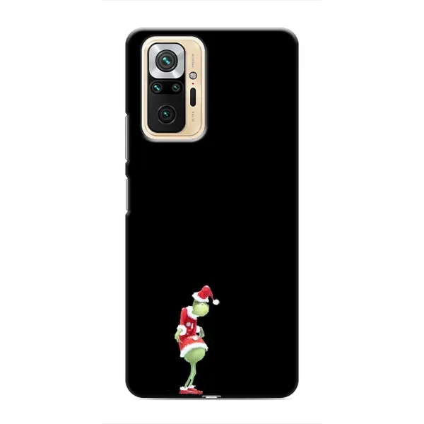 Чехол с рисунком «Гринч на чорном» для Xiaomi Redmi Note 10 Pro Чехол с рисунком «Гринч на чорном» для Xiaomi Redmi Note 10 Pro
