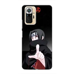 Чехлы с картинкой Итачи Учиха на Xiaomi Redmi Note 10 Pro (Итачи Знак)